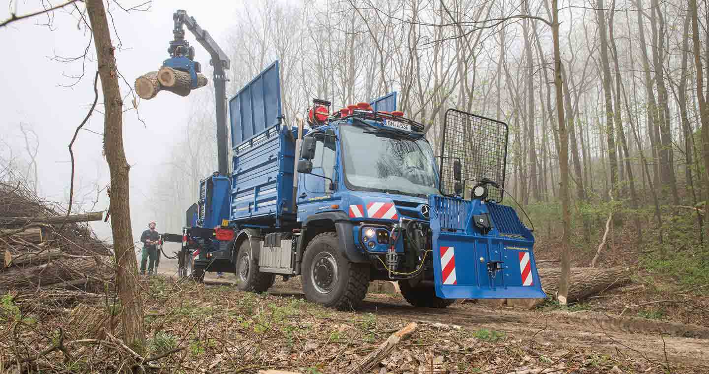 Unimog in der Forstwirtschaft