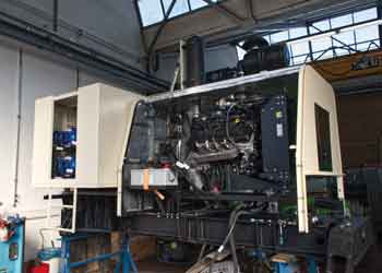 Klappschute mit neuem Motor