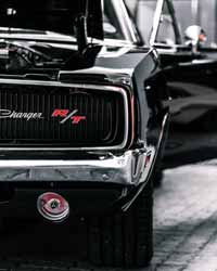 Frontdetail eines Dodge Charger