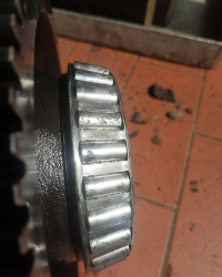 Lagerschaden im Portalabtrieb