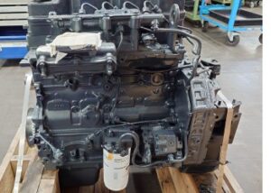 Motor einer Kehrmaschine
